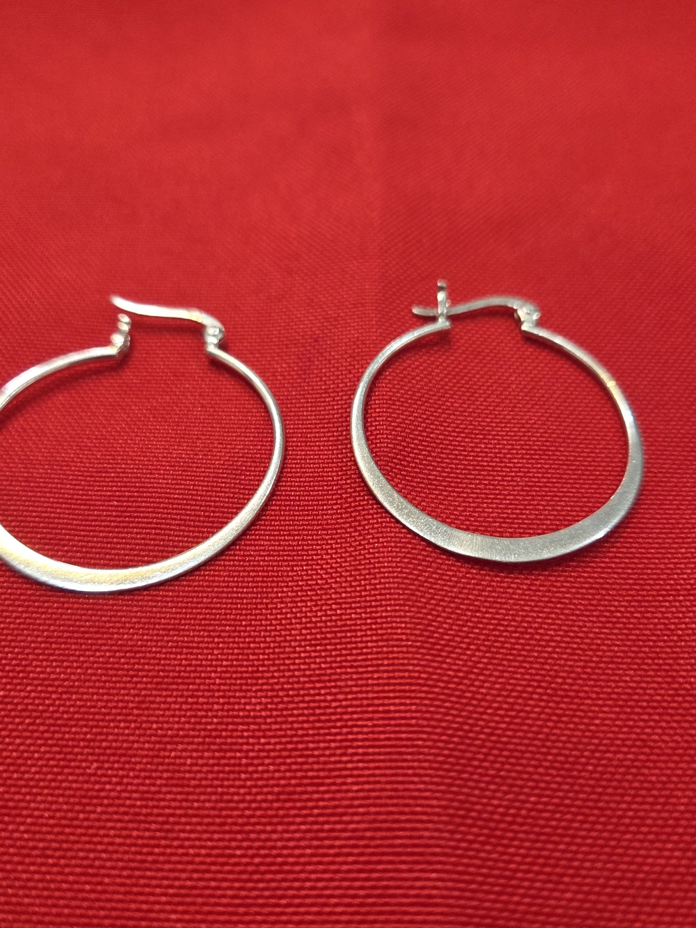 Silver Hoop Earrings – Classic Women's Jewelry